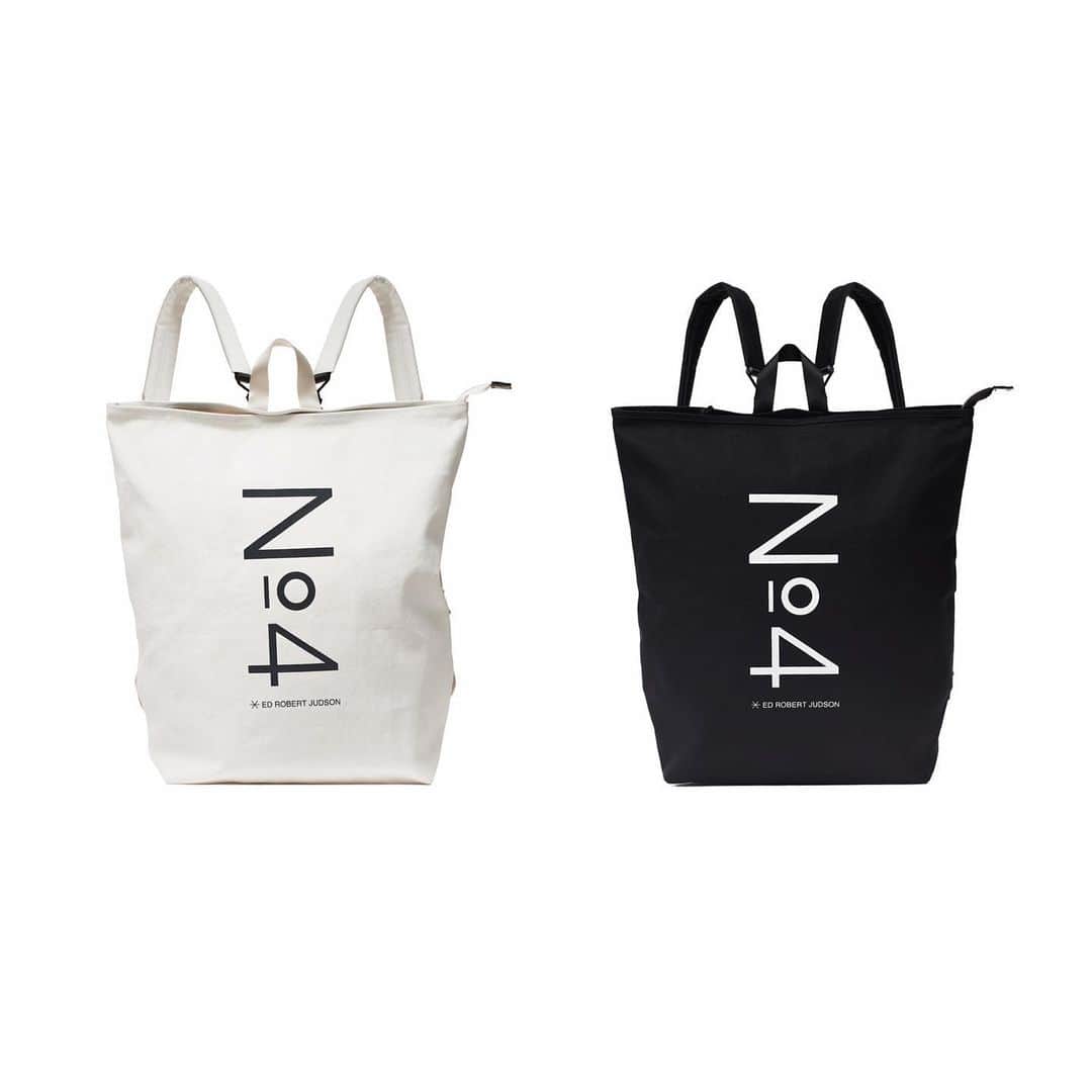 エドロバートジャドソンのインスタグラム：「NUMBERING BACKPACK - No.4 -  NUMBERING BAG seriesは描かれている数字にまつわる設計がされています。  #edrobertjudson」