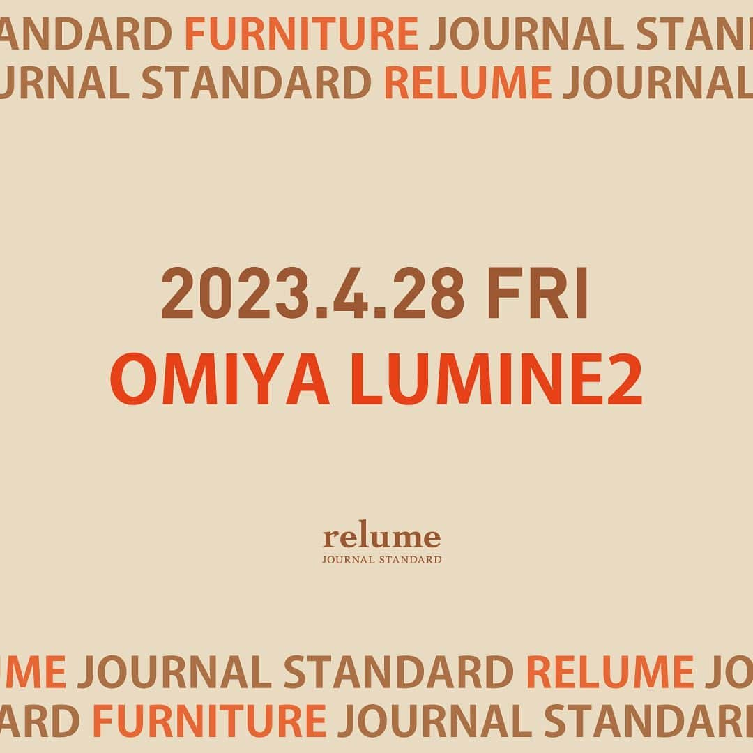 JOURNAL STANDARD relumeのインスタグラム