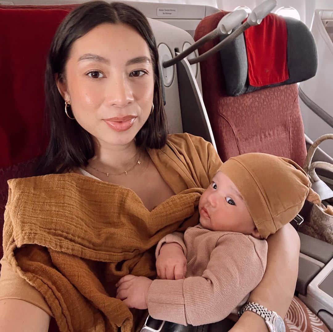 Jennifer Bachdimのインスタグラム：「We made it! Back home in Bali ❤️🙏🏼 Kiro’s first trip was successful 🤣 #teamBachdim」