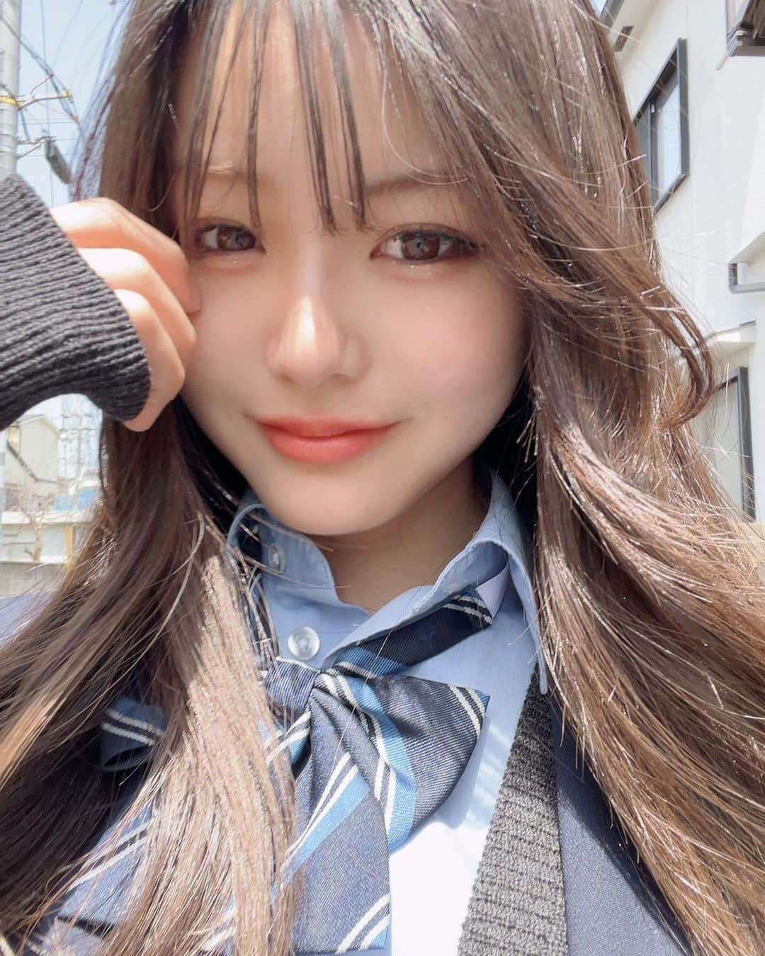 田仲埜愛さんのインスタグラム写真 - (田仲埜愛Instagram)「. 学校の帰り道^_^ #sjk #jkブランド #制服 #fyp # ...