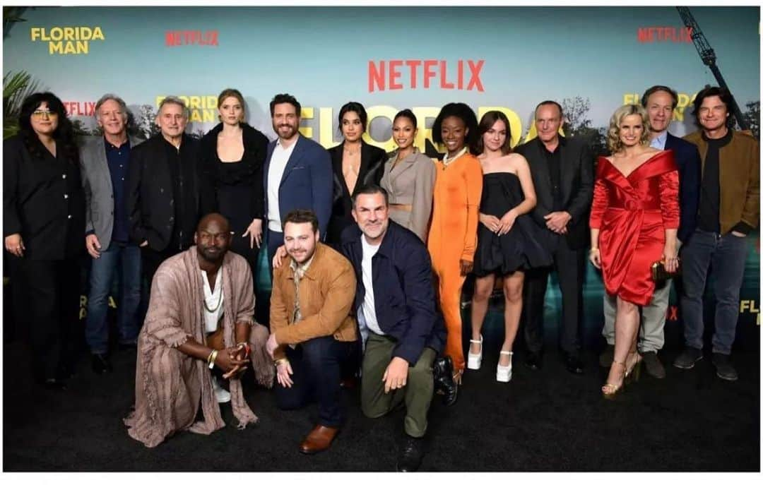 クラーク・グレッグのインスタグラム：「Premiere night for  the magnificent humans behind #FloridaManNetflix  @netflix  @aggregatefilms」