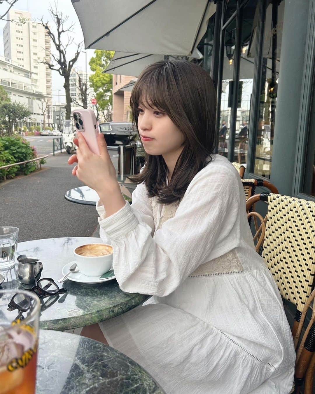 村島未悠のインスタグラム：「☕︎♡」