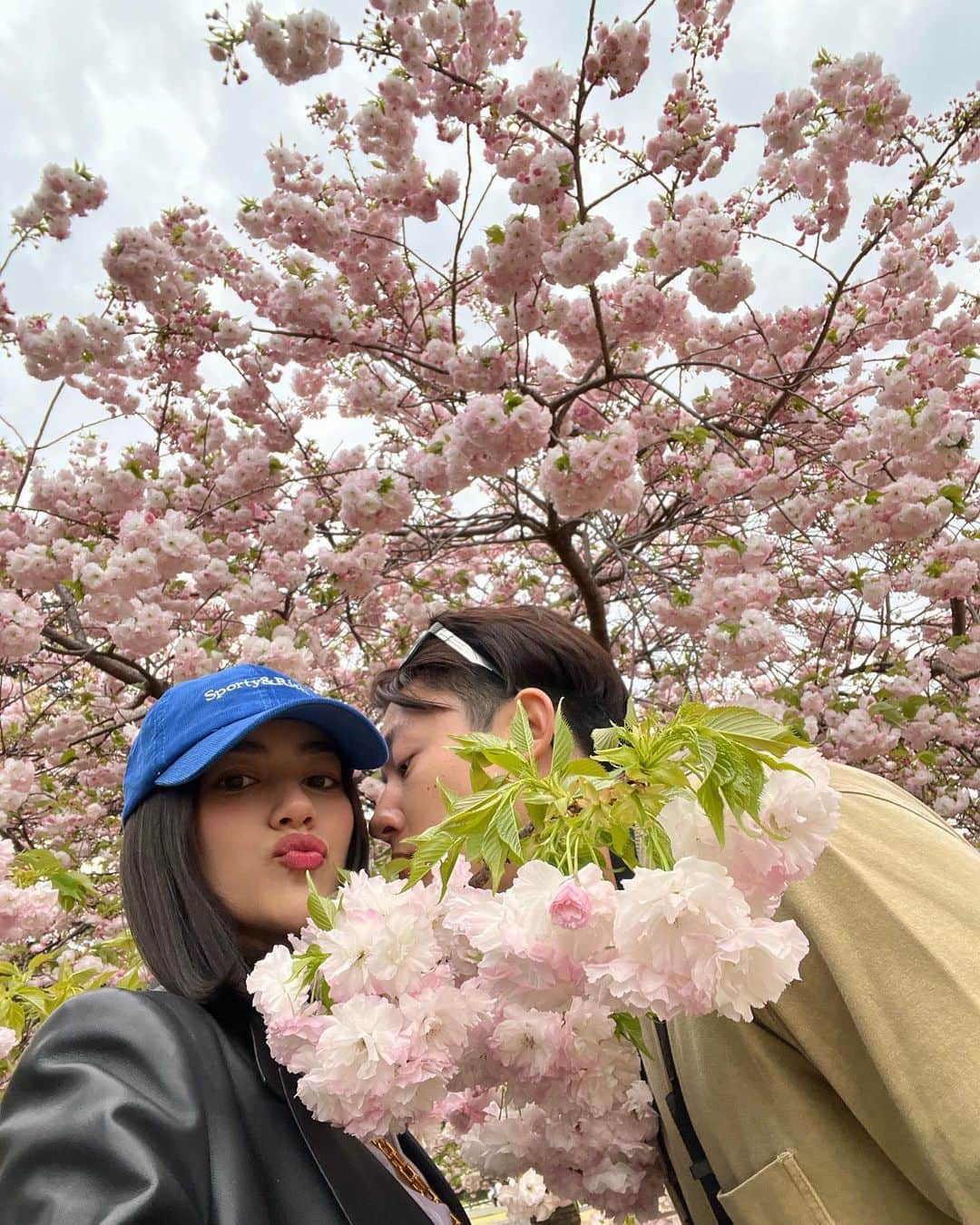 キンバリー・アン・ウォーテマス・ティアムシリのインスタグラム：「Spring in Japan 🌸🌷🍣🍓🏃🏽‍♀️」