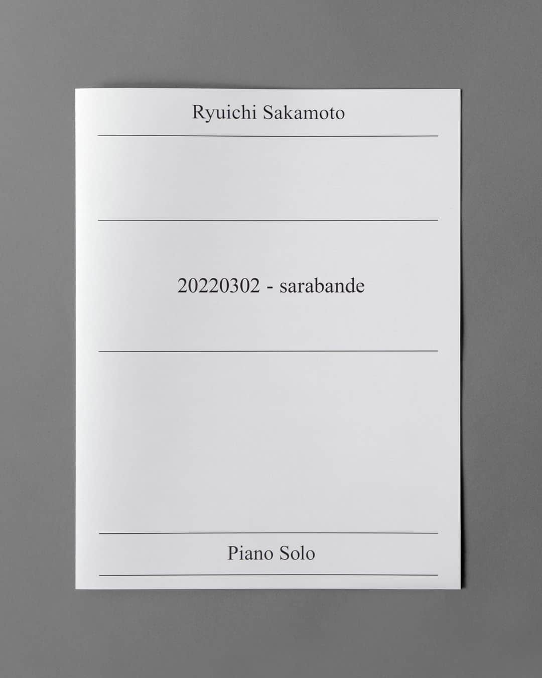 坂本龍一さんのインスタグラム写真 - (坂本龍一Instagram)「Ryuichi Sakamoto's official score site "Ryuichi Sakamoto Official score store" has released two new piano scores today, the long-awaited "Tong Poo" and "20220302 - sarabande" from the latest album "12".  Link in bio.  "Tong Poo"  Recorded for YMO's first album, "Yellow Magic Orchestra", released in 1978. This song is very popular among long-time fans. A slow-tempo solo piano version was performed for the first time on "Ryuichi Sakamoto: Playing the Piano 2022", a worldwide streaming concert in December 2022, and it received a great response. After the concert, we received many requests for the score, and in response to the fan's wishes, Sakamoto prepared it.  Please enjoy the solo piano version of "Tong Poo" arranged by Sakamoto in his last moments.  "20220302 - sarabande"  Included on Ryuichi Sakamoto's last solo album, "12", released January 17, 2023. "12" is an album of 12 pieces selected from his music sketches Sakamoto composed as if keeping a sound diary while battling illness. Each composition is titled with the date of production. Sarabande is a Spanish dance music incorporated into a suite from the Baroque period. Sakamoto added the title "sarabande" after the date of this piece only, describing, "I want you to imagine a slow and elegant dance in triple metre." This is the first appearance as a piano score.  -----  Printed piano scores of several editions are also available at the Souvenir Shop at 109 Cinemas Premier Shinjuku, where Ryuichi Sakamoto supervised the sound and created the music for the theater. The movie theater opened today (April 14th) in Tokyo, Japan. Please check it out as well.  #ryuichisakamoto #skmtnews」4月14日 22時53分 - skmtgram