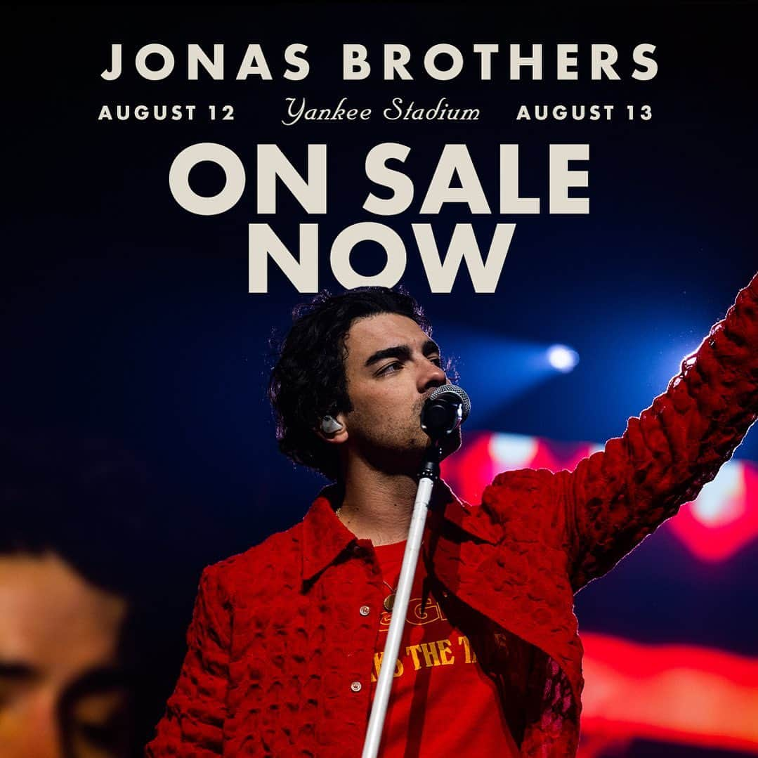 ジョー・ジョナスさんのインスタグラム写真 - (ジョー・ジョナスInstagram)「Here we go!! Two nights at @YankeeStadium are on sale now.」4月14日 23時07分 - joejonas