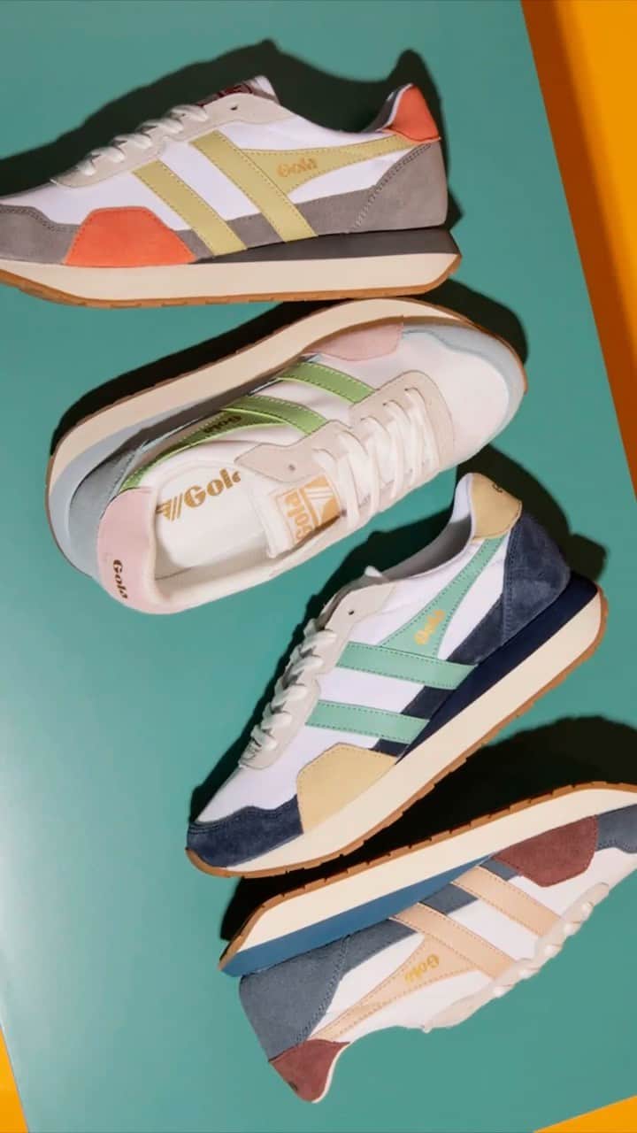 ゴーラのインスタグラム：「✨ NEW IN ✨⁠ ⁠ - Grandslam '88⁠ - Indiana (Patina Green)⁠ - Daytona Chute ⁠ - Indiana (Lemon)⁠ ⁠ Shop all styles now at Gola.co.uk ⁠」
