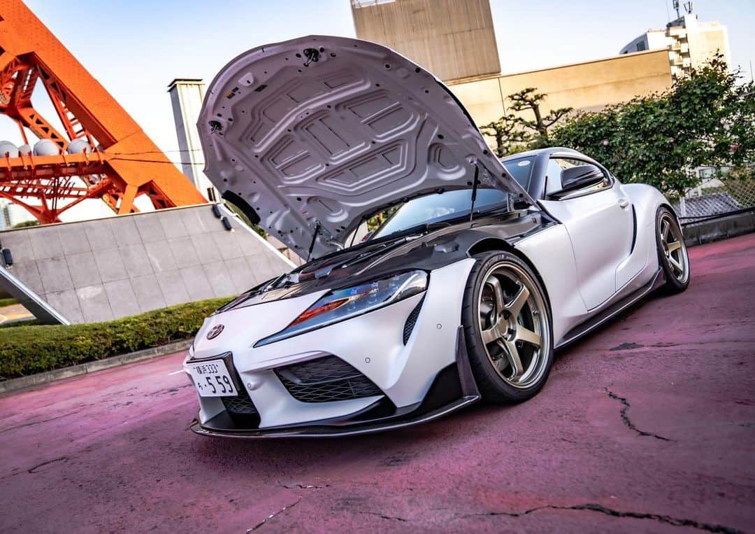 織戸学のインスタグラム：「GR Supra  forged carbon」