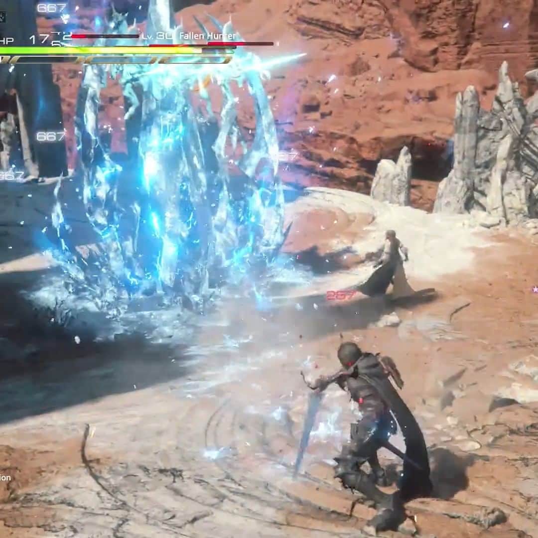 PlayStationのインスタグラム：「Clive Rosfield uses swords and spells to dispatch enemies in gorgeous new Final Fantasy XVI gameplay. Visit PlayStation Blog for full details - coming to PS5 on June 22」