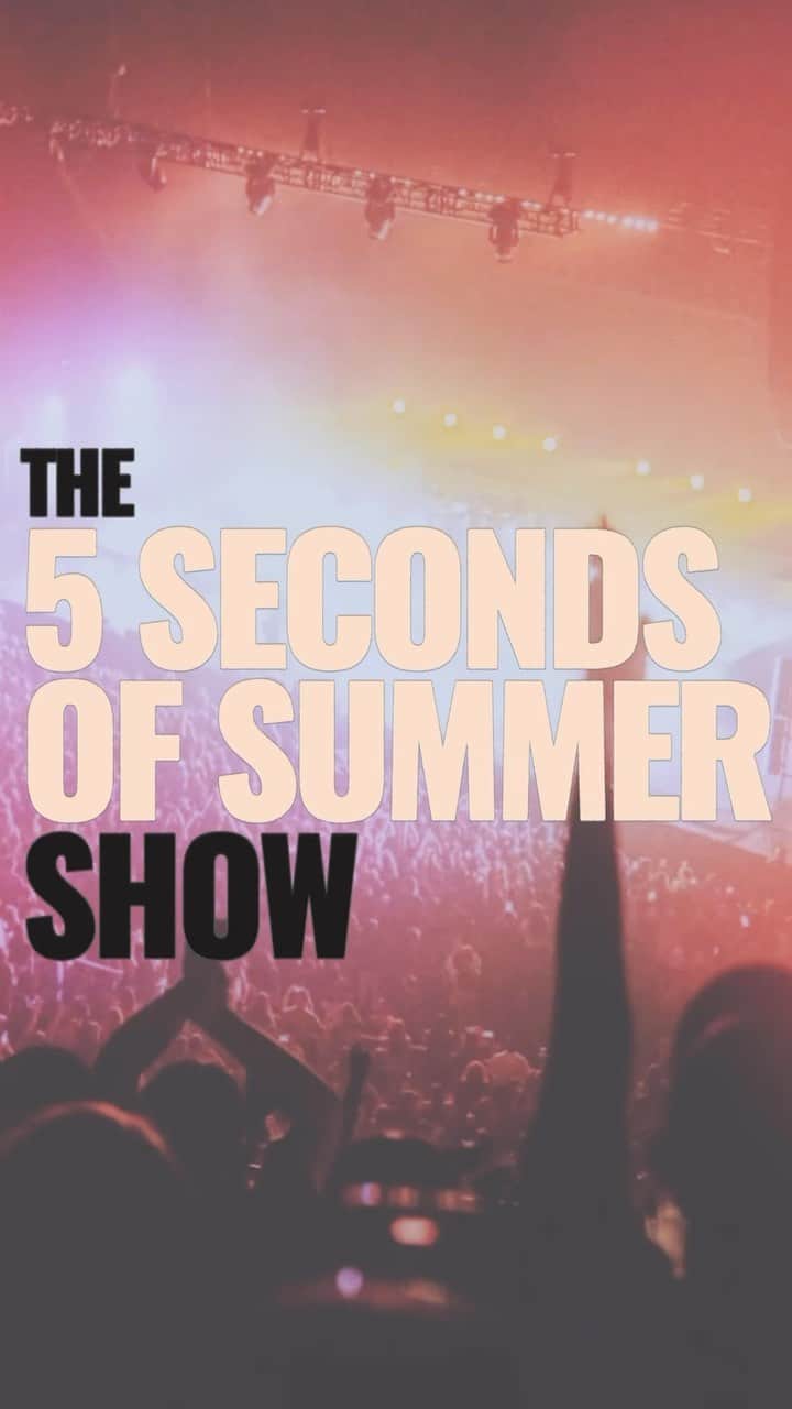 5 Seconds of Summerのインスタグラム：「Tickets for The 5 Seconds of Summer Show are on sale now! See you out there 😊  #The5SOSShow」