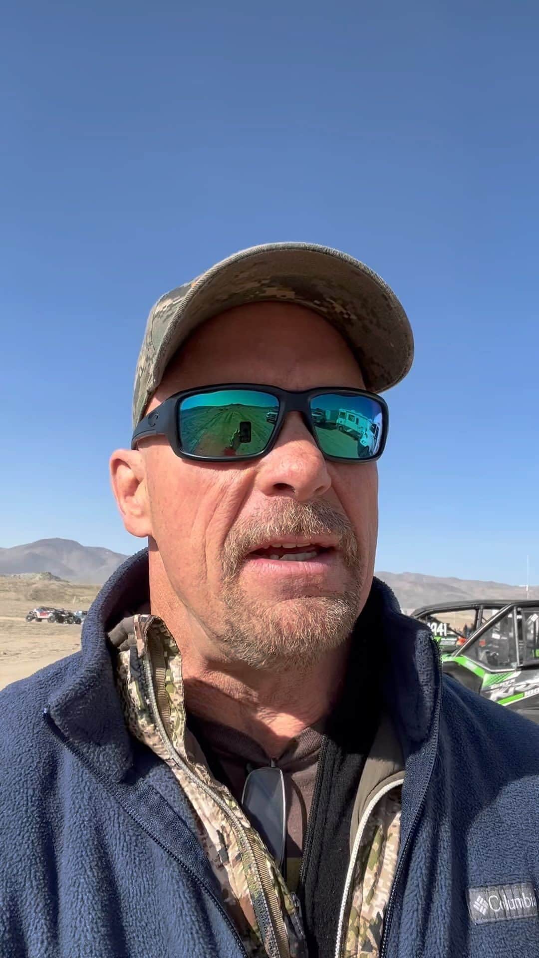 ストーン・コールド・スティーブ・オースチンのインスタグラム：「Running my first side by side race in Yerington, NV with @valleyoffroadracingassociation Driving Kawasaki KRX1000 built by @class1motorsports @gfiracing @zach_kisman  #prospector250 #kawasaki #krx1000 #usa #america #hellyeah」