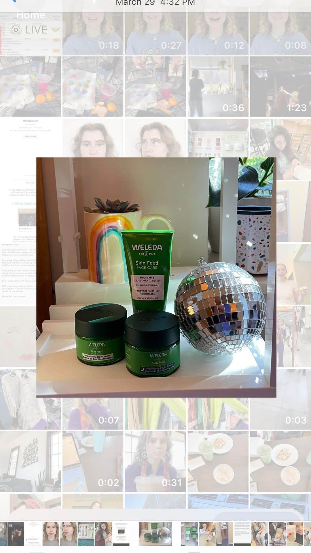 Weledaのインスタグラム：「excited to be a #WeledaPartner, because i know how good it feels to find a brand that prioritizes clean ingredients. 🌼🌷🌿✨   get 20% off @weleda_usa Skin Food Face line using my code EMILY20 *Limitations apply」