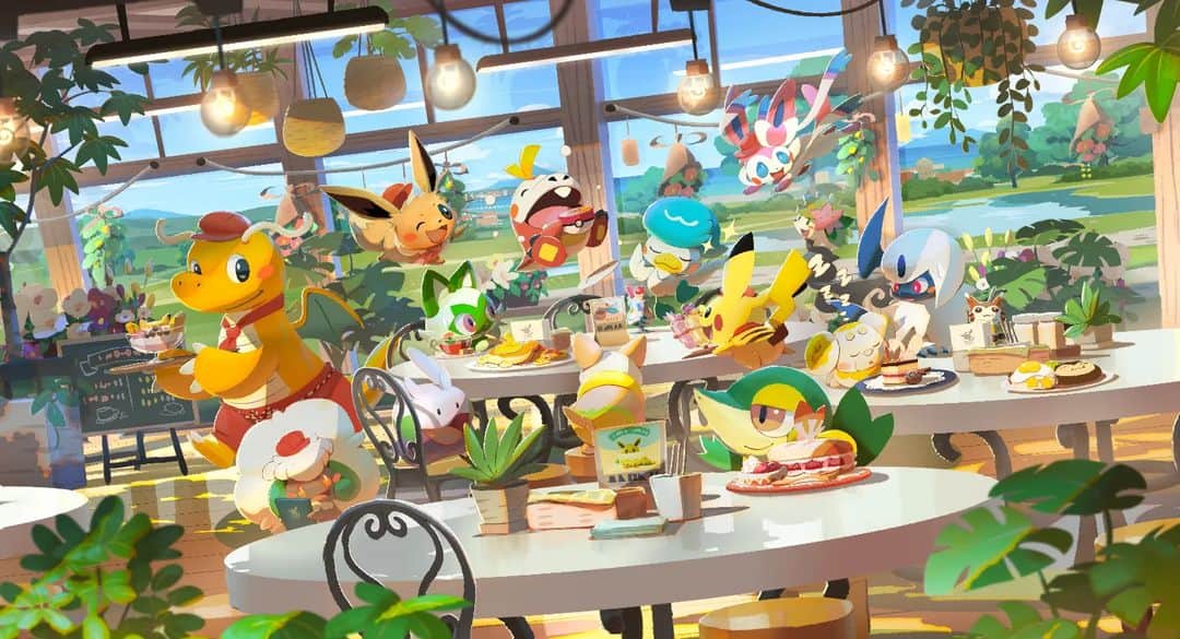 Pokémonさんのインスタグラム写真 - (PokémonInstagram)「Swipe to add more friends to the cafe! ➡️  🍰☕️ #PokemonCafeReMix」4月15日 4時21分 - pokemon