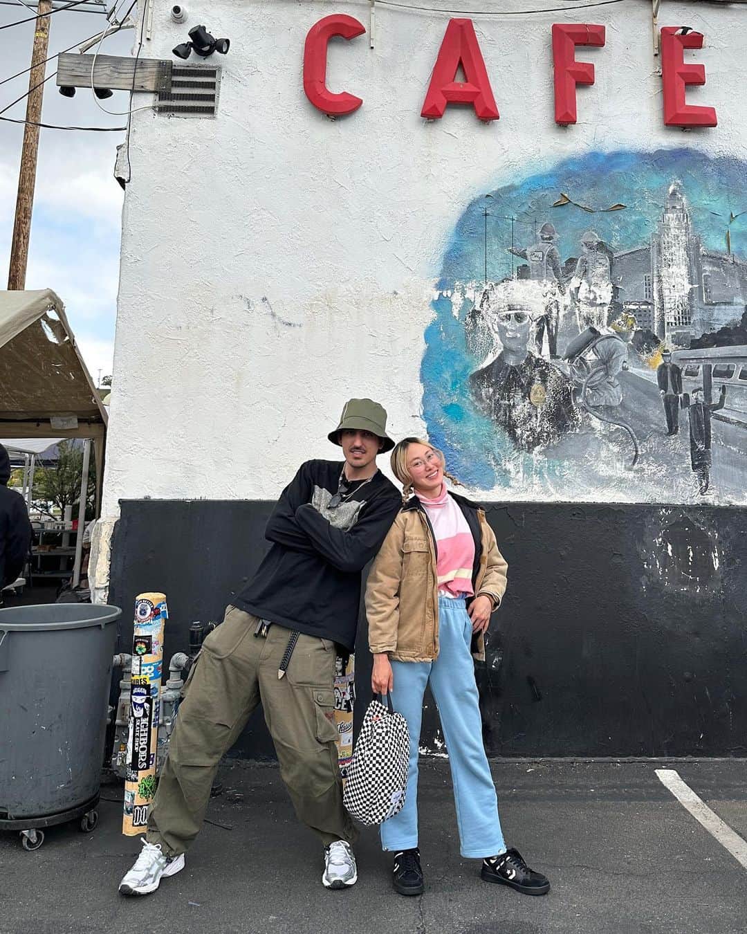 赤澤えるのインスタグラム：「Grantが連れてってくれたクラシックダイナー・Nick's Cafe🍴   ザ・アメリカンブレックファーストって感じの朝ごはんを食べようよ〜ということで、初めてのところに行った！大満足💖   "GREAT CLASSIC OLD-SCHOOL DINER" って言ってる人がいたけど本当にそう！これ以外のメニューは大きすぎるし多すぎたけど、これはちょうどよかった🫶🏻   Grantありがとう！       #10匣 #TENBOX #10box @tenboxtokyo」