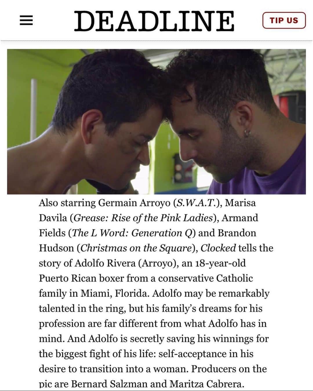 ダネル・レイバのインスタグラム：「This is incredibly surreal. Wow. Thank you to everyone that was part of this film! @germainarroyo @itsmarisadavila @maritzamcabrera @noahsalz_ @armandbcfactor @brandonhudson90 @danielmayofficial @patman828 @egarciaimprov @zerogravitymgmt @joevanceinsta」