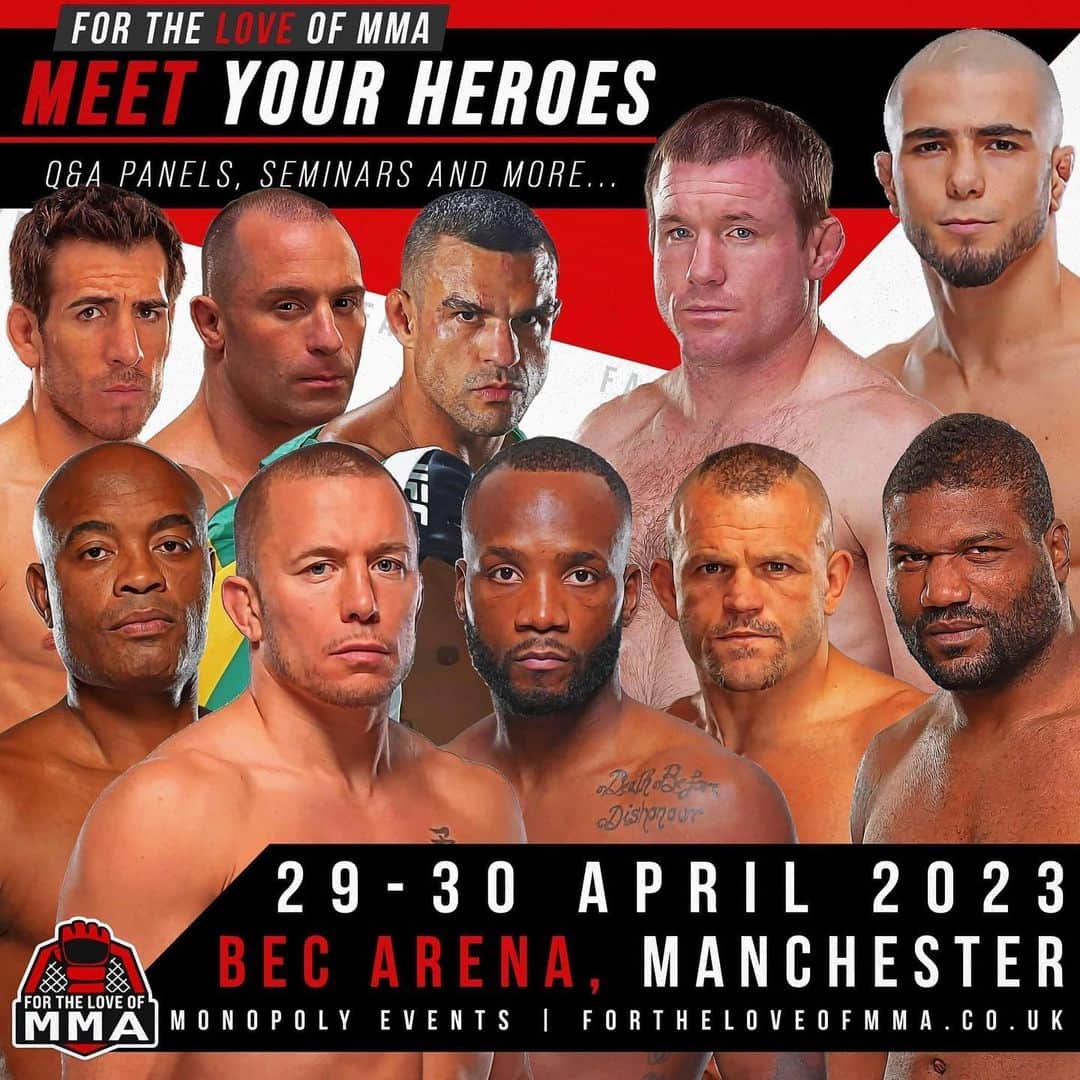クイントン・ジャクソンさんのインスタグラム写真 - (クイントン・ジャクソンInstagram)「UK!! In TWO WEEKS come meet @rampage4real and the stars of MMA at @fortheloveofmma Saturday & Sunday, April 29-30th at the BEC Arena in Manchester 🇬🇧 If you’re a fan of combat sports, you won’t wanna miss it! 👊🏽 #RampageJackson #HustleMatters #MMA #Bellator #bellatormma #ufc #ufcfighter #theateam  🎟 For tickets / info visit: www.fortheloveofmma.co.uk」4月15日 6時47分 - rampage4real