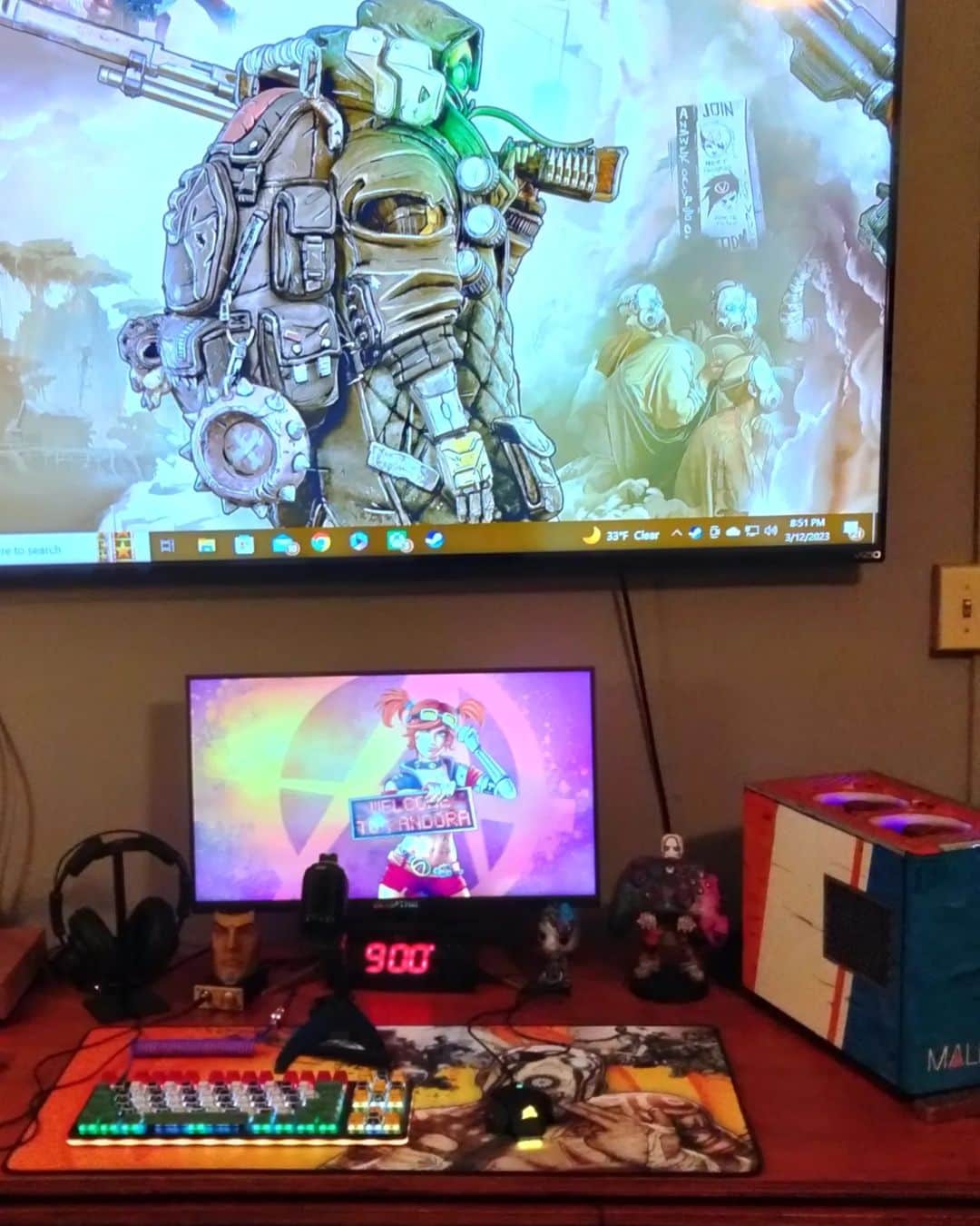 2Kさんのインスタグラム写真 - (2KInstagram)「The ultimate @Borderlands PC set up ripped straight out of Promethea ⌨️ 🖥️  (via u/A_Laughing_Dead_Man)」4月15日 6時42分 - 2k