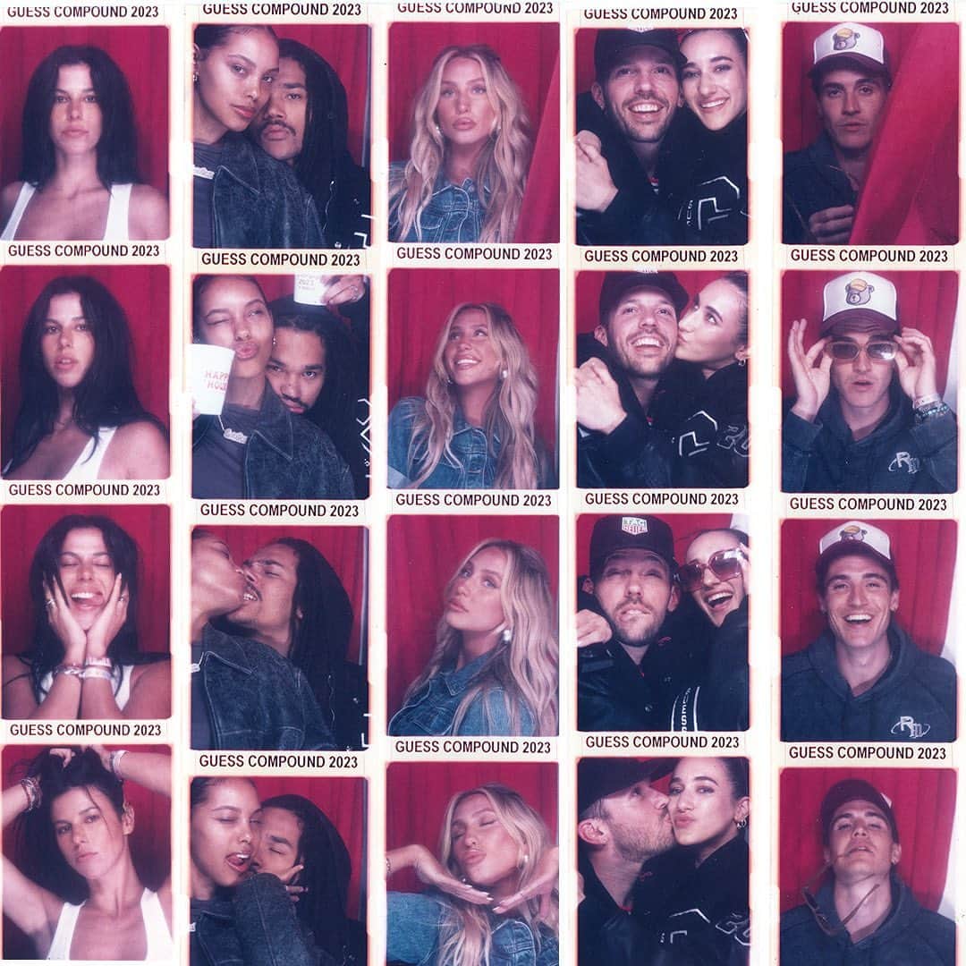 ゲスのインスタグラム：「@guessoriginals Compound 2023 @boothbybryant #GUESSOriginals」