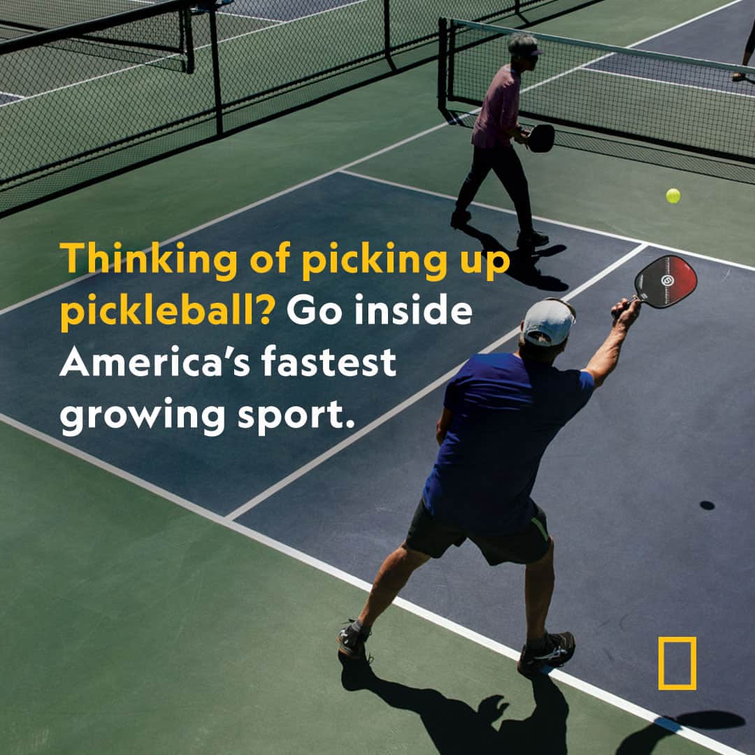 のインスタグラム：「Read the full story at the link in bio.   From celebrities to septuagenarians, everyone seems to be picking up a paddle. Now, this pro player is pushing to make the sport even more accessible.  Photograph by Kendrick Brinson, National Geographic」