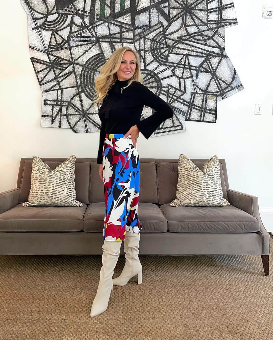 クリスティ・ルーカジアックのインスタグラム：「No shortage of fun things to do in Nola and @motf_official keeps me looking my cutest, no matter what the occasion. And MOTF makes you feel naturally chic 💜💛💚   Use 15christilukasiak for an 15% extra off any purchase. skirt ID: 12132283   Shop shopmotf.com (JUST FOR US) & SHEIN.COM (FOR GLOBAL)    #MyMOTF #MOTFpartner」
