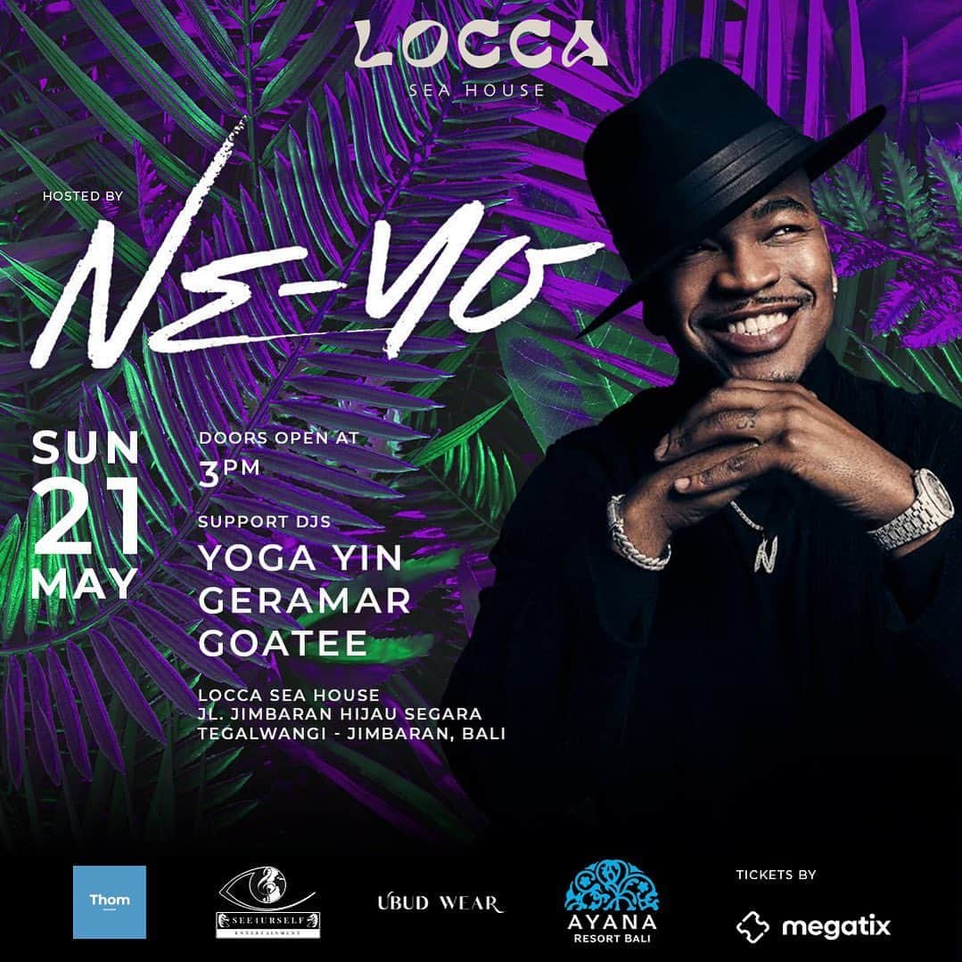 のインスタグラム：「BALI! It's goin DOWNNN at @locca_bali 5/21! Hit link in bio to get tix!」