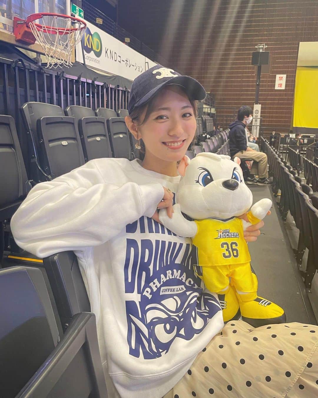 白戸ゆめののインスタグラム：「🏀  サンロッカーズ渋谷vsシーホース三河」