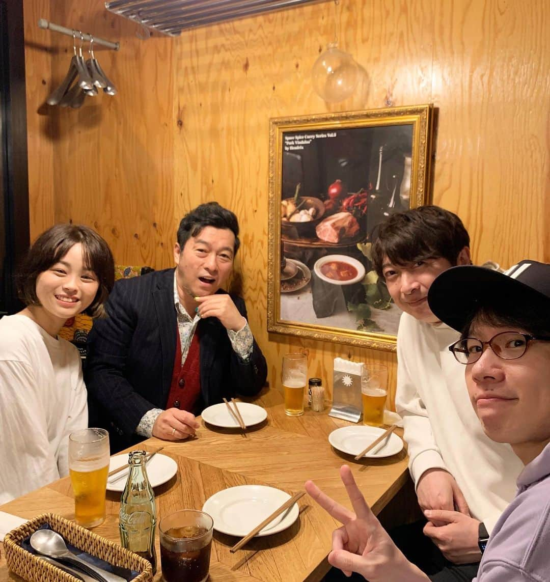 黒沢薫さんのインスタグラム写真 - (黒沢薫Instagram)「やっと小野D、豊永君と食事会できました。サークル後輩の新人声優砂田さんと共に。#小野大輔　#豊永利行  #砂田理子  #黒沢薫　#enjoyed #happy #instagood #lovelife」4月15日 23時31分 - kaorukurosawa_lovelife