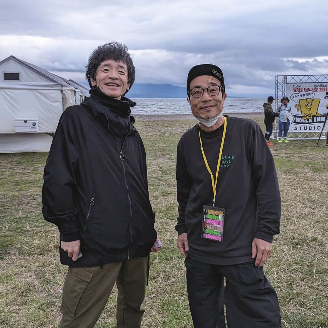 磯部正文のインスタグラム：「⁡ ⁡ハルさんと久しぶりに会えて喜⁡ ⁡素晴らしいステージでした」