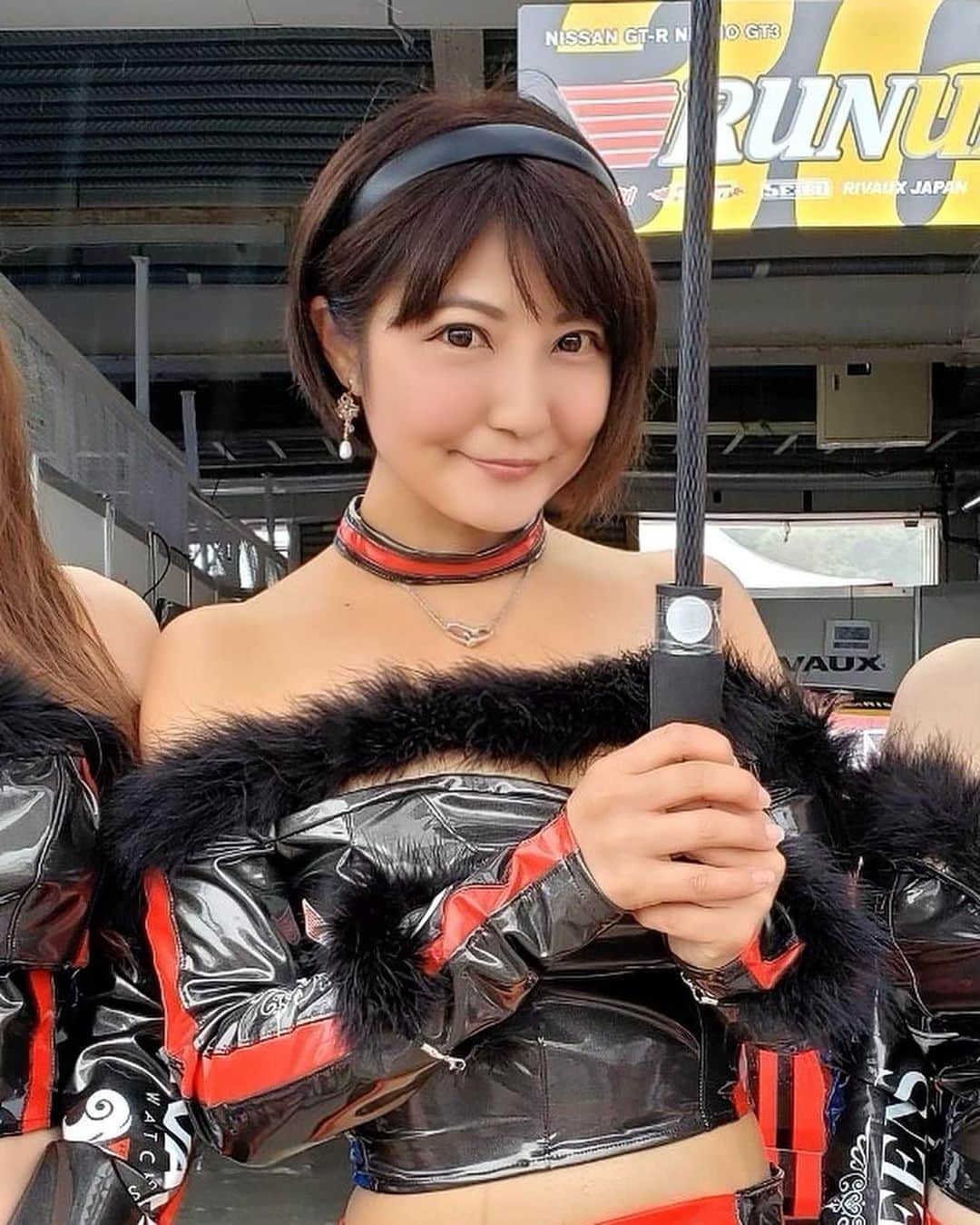 今村知可のインスタグラム：「さぁ！いよいよスーパーGT開幕戦❣️ 360号車RUNUP RIVAUX GT-R レースクイーンコス2023  #キャンギャル #レースクイーン #runup #rivauxjapan #マーキュリーエンジェルズ #supergt #レース好き #岡山国際サーキット #開幕戦 #tomeisports #japanracing #nismo #gtr #gridgirls #asianbeauty #japanesegirl #followforfollowback #insta #instalike #フォロワー募集中」