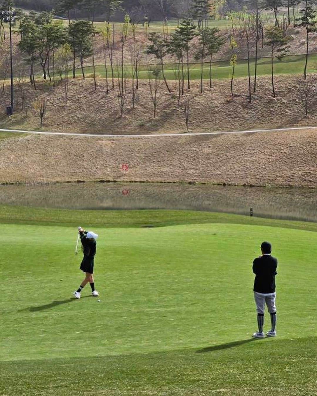 キム・スヒョンさんのインスタグラム写真 - (キム・スヒョンInstagram)「주말이 기다려지는 이유 ⛳️  #golfislife」4月15日 16時35分 - claudiashkim