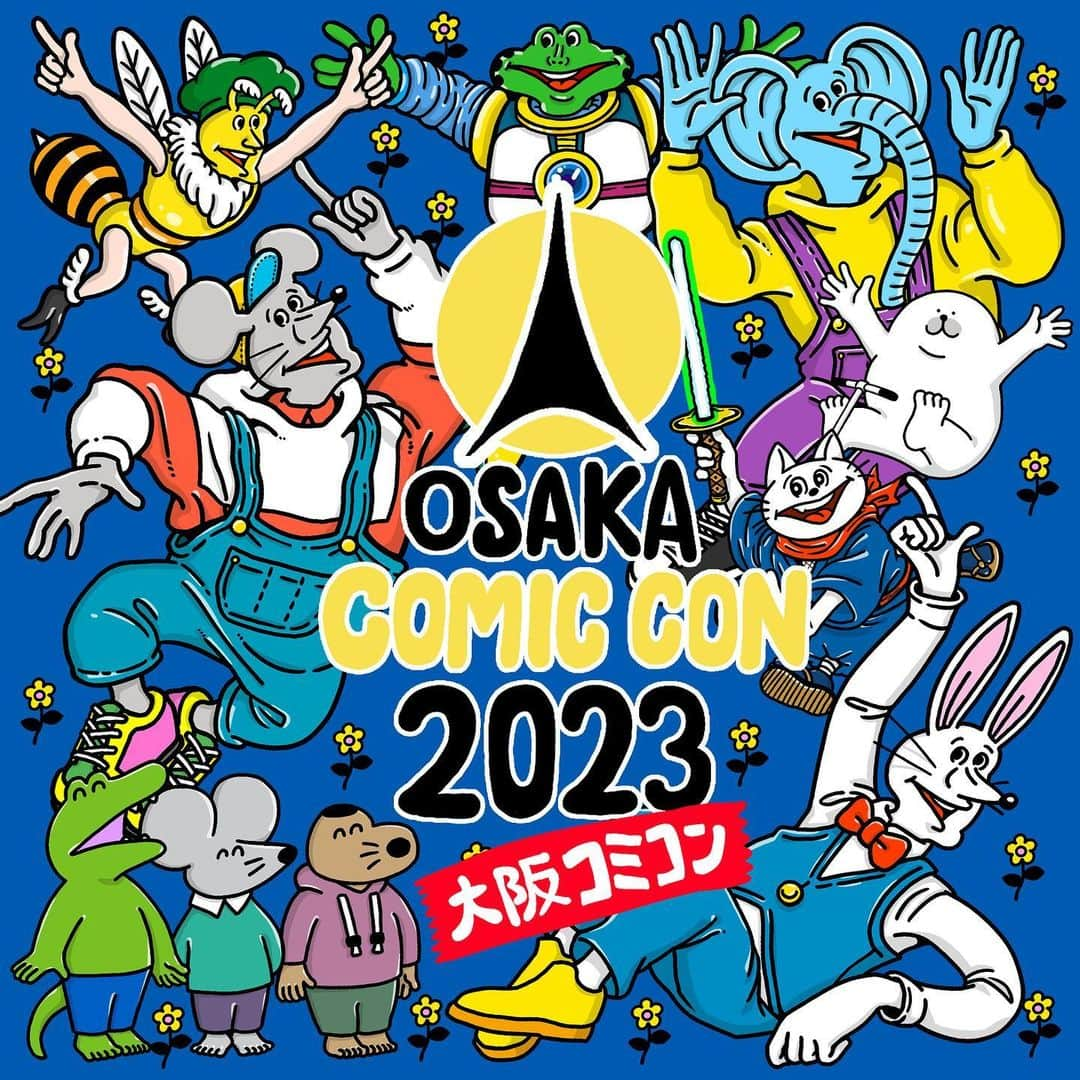 きくちゆうきのインスタグラム：「「大阪コミコン2023」に出展します☝️ アーティストアレイブースです。 オリジナルグッズ販売、ドローイング販売などします！ よろしくお願いします🤘 楽しみ。👶  「大阪コミコン2023」 会期 5月5日（金・祝）11:00~20:00 5月6日（土）　10:00～20:00 5月7日（日）　10:00～18:00 ※開催時間は変更となる可能性があります。 ■会場■ インテックス大阪（〒559-0034 大阪市住之江区南港北1-5-102）  公式サイト https://tokyocomiccon.jp  #コミコン #大阪コミコン」