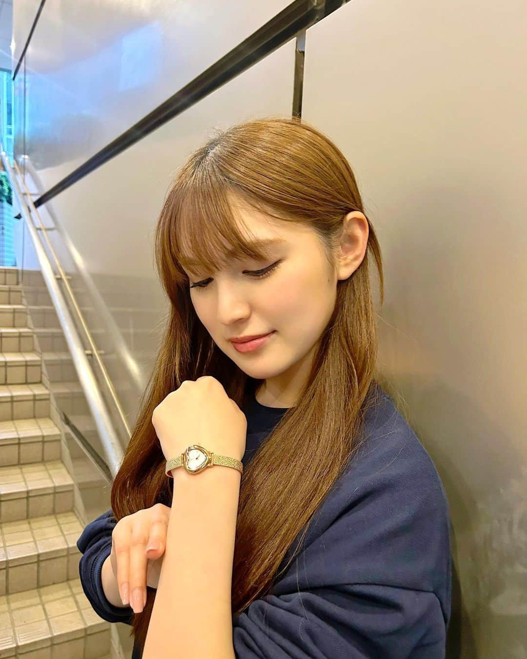 神志那結衣さんのインスタグラム写真 - (神志那結衣Instagram)「小さめなハート型で可愛い時計⌚️♡  着けないと落ち着かなくなりました😟  @oliviaburtonjapan   #オリビアバートン #oliviaburton #時計　 #オリビア女子」4月15日 17時13分 - jiina27