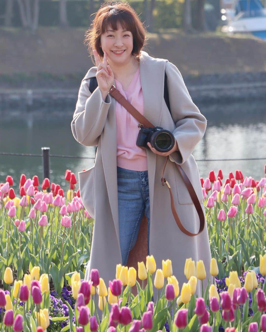 植田佳奈さんのインスタグラム写真 - (植田佳奈Instagram)「#チューリップ #ハウステンボス #風車 #春 #イースター」4月15日 18時08分 - ueda__kana