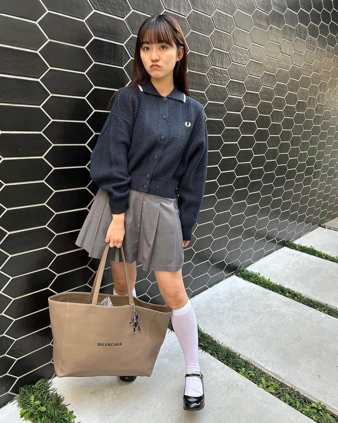 豊田留妃さんのインスタグラム写真 - (豊田留妃Instagram)「フレッドペリーほんとかわいい🫠  #run_clothes #ootd #fredperry #lilybrown #fint #balenciaga #beams」4月15日 18時41分 - runstagram_717