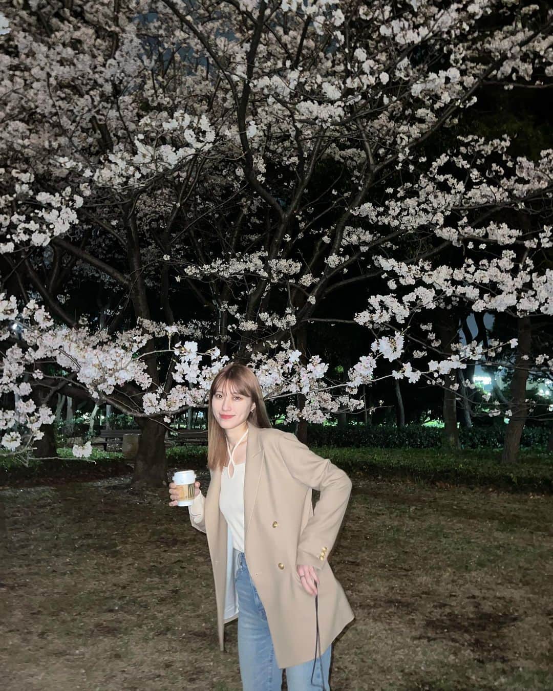 小山莉奈のインスタグラム：「少し前の🌸」