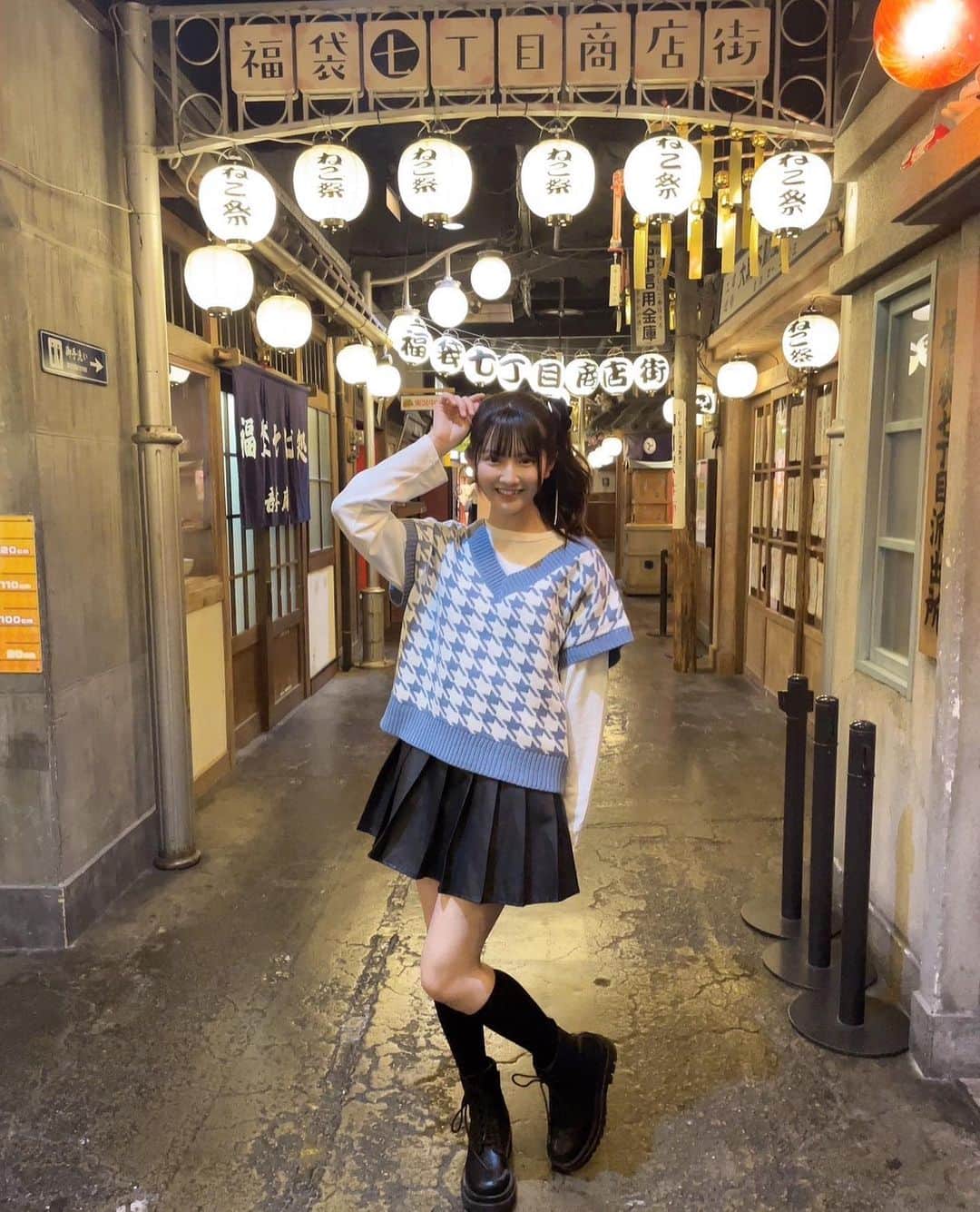 工藤咲姫のインスタグラム：「昭和へタイムスリップ〜𝕋𝕚𝕞𝕖⏱´-   #昭和レトロ  #タイムスリップ #jk  #fjk  #工藤咲姫」