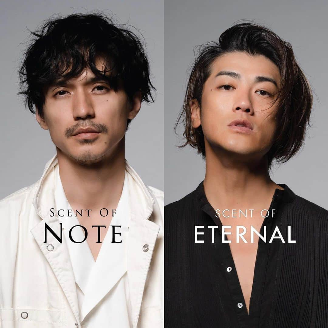 N/A（錦戸亮と赤西仁）のインスタグラム：「. SCENT OF NOTE BODY MIST & SCENT OF ETERNAL BODY MIST 2023.5.1 debut  シリーズ第二弾！ 新商品「ボディミスト」発売決定！ 本日公開の「NO GOOD TV」にて 撮影風景やインタビュー動画を配信中です 商品に関する情報は、公式Instagram＆公式Twitterにて 発信させて頂きますので宜しくお願いいたします！  #錦戸亮 #赤西仁  #scentofnote #scentofeternal #ボディミスト #フレグランス」