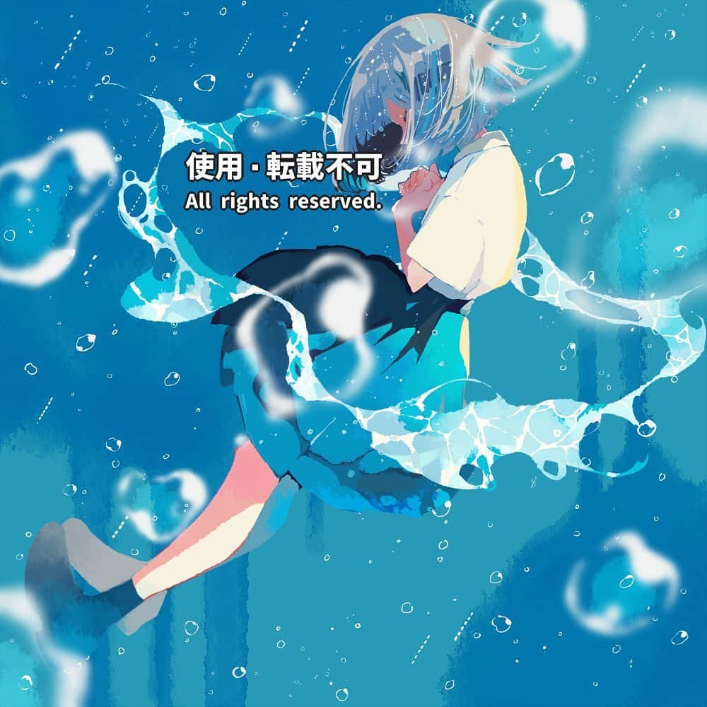 色田のインスタグラム：「｜☔SHIKIDA WORKS☔｜#shikidaworks  Yushiさんの新曲「レイニーエスケープ」  MVイラストを担当させていただきました！ よろしくお願いいたします！  Yushi - RainyEscape feat.9Lana  https://youtu.be/K4NNmAQY0_g  #illustration #art #イラスト #イラストレーター #イラストレーション #いらすとぐらむ」