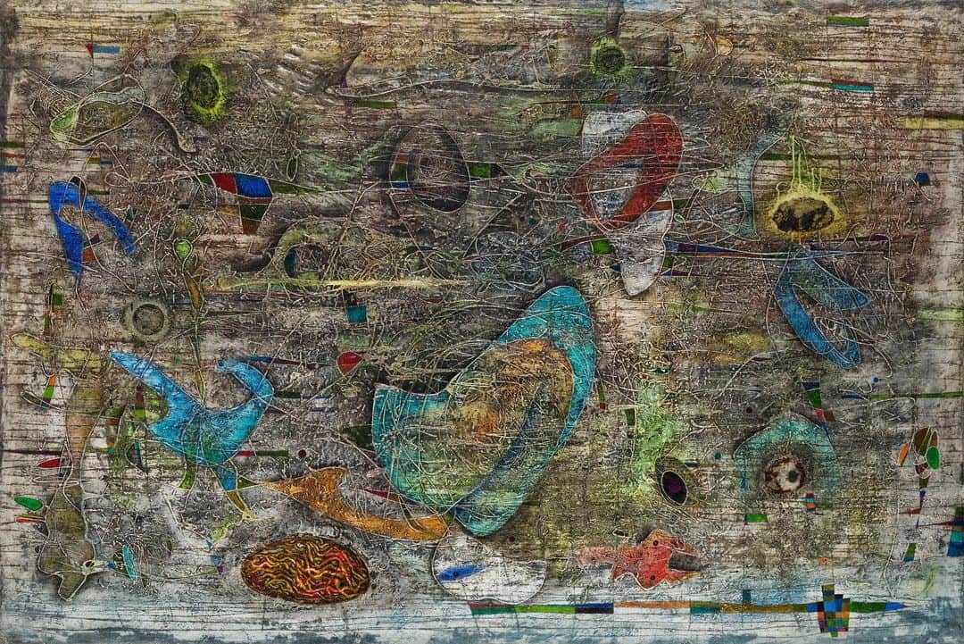 ガゴシアン・ギャラリーさんのインスタグラム写真 - (ガゴシアン・ギャラリーInstagram)「"Hantaï, Klee és más absztrakciók," an exhibition paying tribute to Simon Hantaï, closes tomorrow, April 16, at the Museum of Fine Arts (@szepmuveszeti) in Budapest.   The exhibition, whose title translates to "Hantaï, Klee, and Other Abstractions," explores the sources of inspiration Hantaï drew on during his years in Paris between 1948 and 1952. Featuring through more than sixty works by the artist, it also presents works by Sam Francis, Paul Klee, Joan Miró, Pablo Picasso, and Jackson Pollock, among others—all of whom were influential figures for Hantaï. Follow the link in our bio to learn more. __________ #SimonHantai #Gagosian  Simon Hantaï, "Abstract Composition," 1951–52, Museum of Fine Arts, Budapest © Archives Simon Hantaï/ADAGP, Paris, 2023. Photo: © Szépművészeti Múzeum」4月15日 22時23分 - gagosian