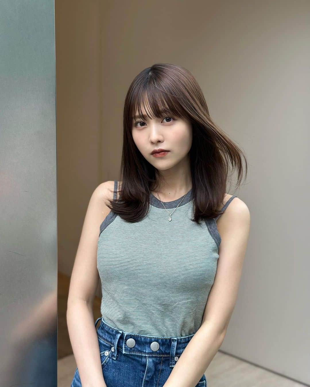 NittaSachikaさんのインスタグラム写真 - (NittaSachikaInstagram)「あったかかったから🌿 タンクトップも ...