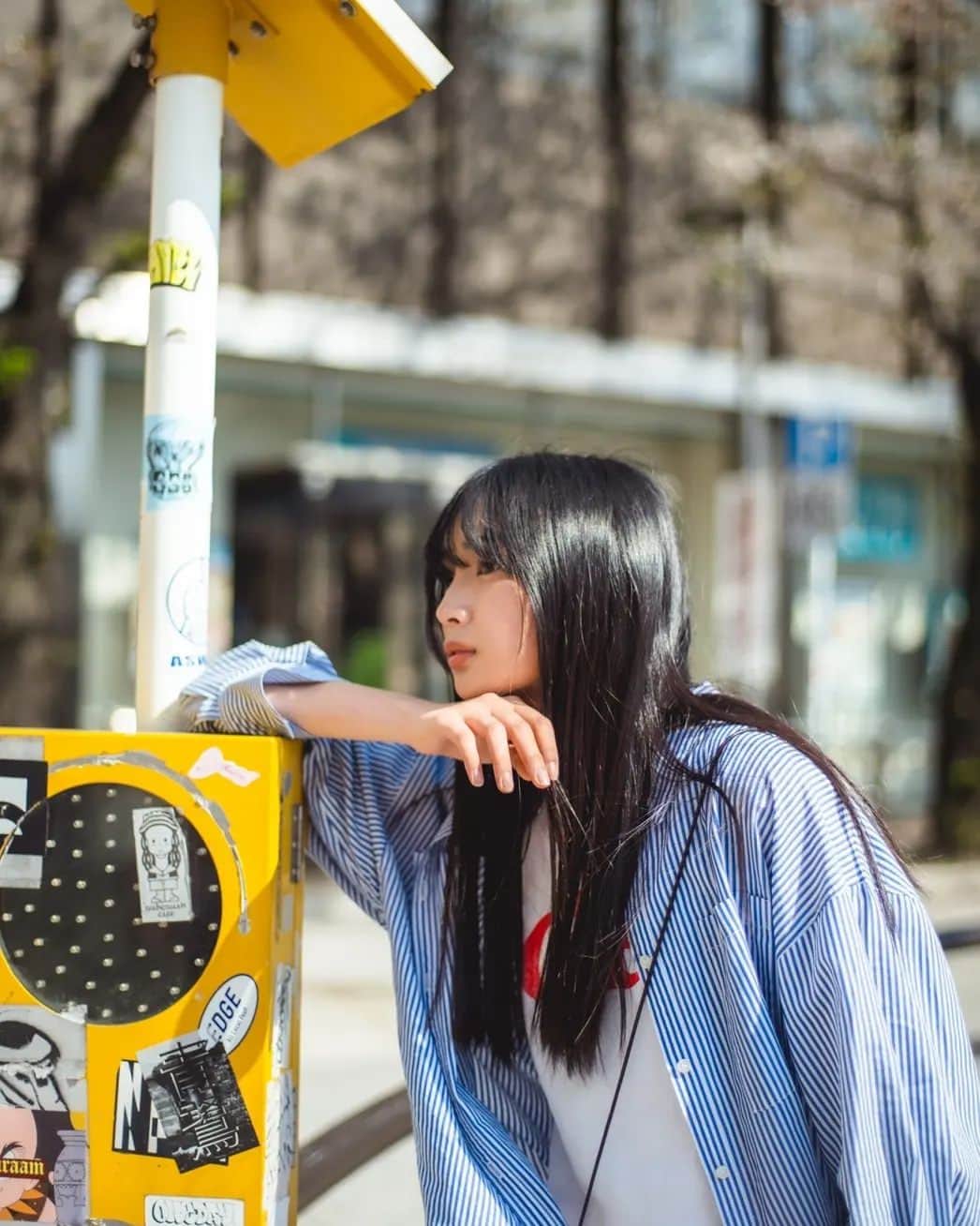 小寺結花さんのインスタグラム写真 - (小寺結花Instagram)「・  一駅ぶんくらいお散歩しながら撮影していただきました。 すごく楽しかったです☻  📷/ @mariange.9 　　Remon Nagasawa」4月15日 22時24分 - yuikakodera_box
