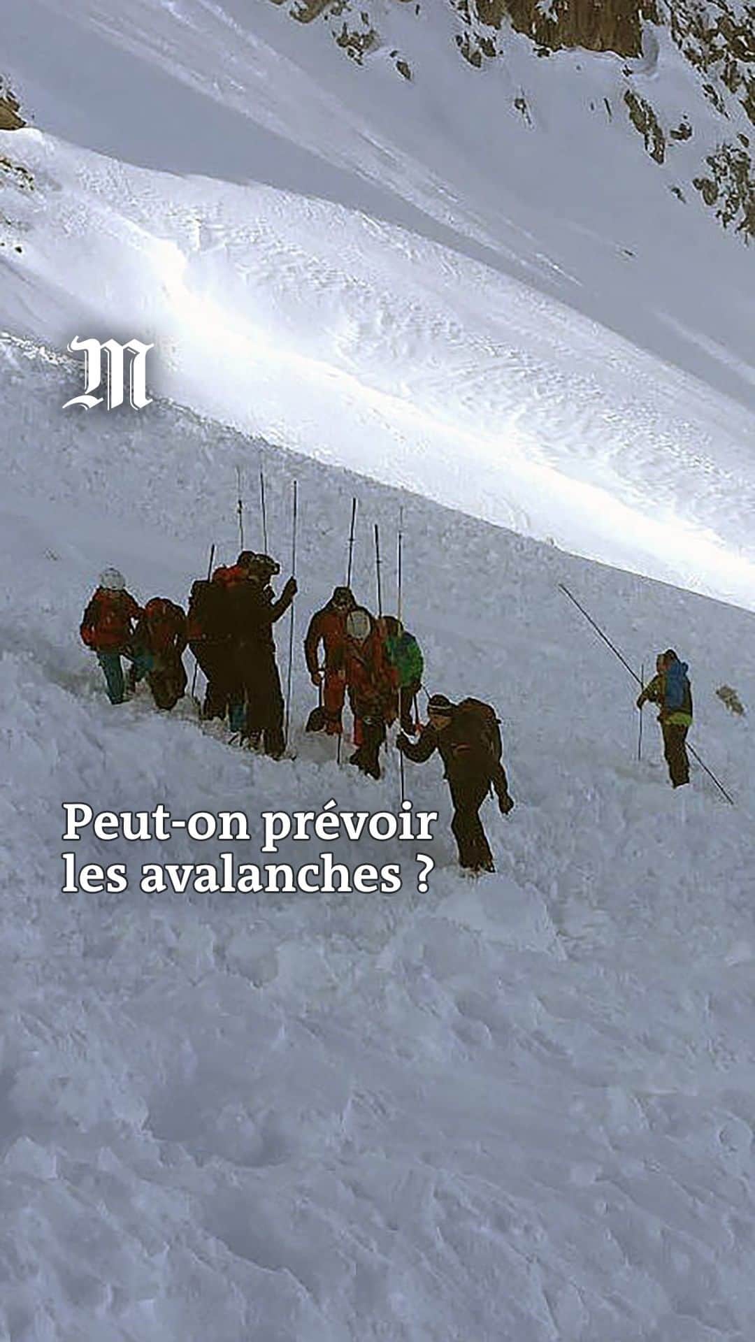 ルモンドのインスタグラム：「Peut-on prévoir une avalanche ? Vidéo : @_callme_alli_ #avalanche #montagne #ski」
