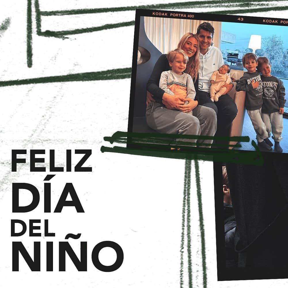 アルバロ・モラタのインスタグラム：「Los niños y niñas son nuestra razón de ser.   Por eso hoy, Día del Niño, queremos felicitar a todos y especialmente a aquellos que por alguna circunstancia se encuentran en una situación desfavorecida por motivos médicos, económicos o sociales.  No podemos olvidarnos que los niños son y serán el pilar de cualquier sociedad y el futuro de la misma.   #diadelniño」