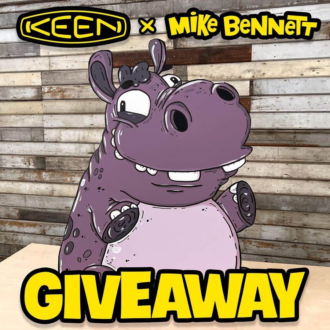 キーンのインスタグラム：「Howdy folks! We had SUCH a fun time slowing down and hanging out with the KEEN crew last weekend and hosting a super awesome scavenger hunt with some of our favorite brands to celebrate KEEN’s new walking shoe!  We’re keeping it going with a BIG OL’ giveaway … not only will you get a shiny new set of the WK400’s, you’ll also get a nice light-weight cardboard cutout of a cartoony Hippo! What more could you ask for?! Want to know how to put your name in the basket for this? See the VERY official details below:  First things first, follow @bennettbuddies and @KEEN!  Second things second, tell us your favorite ‘slow’ animal in the comments below! (I know hippos are really fast, I just wanted to paint one!)  Third things third, you can post as many time as you want - UNLIMITED ENTRIES!  You’ve got 5 days to enter (giveaway ends Thursday 4/20 at 11:50 PM PST) so get to commenting!  You know with giveaways there are always the legal verbiage … here is ours! Good luck!!  US residents only. No purchase necessary. Void where prohibited. Giveaway is in no way endorsed or sponsored by Instagram. Winner will be contacted directly by @KEEN!」