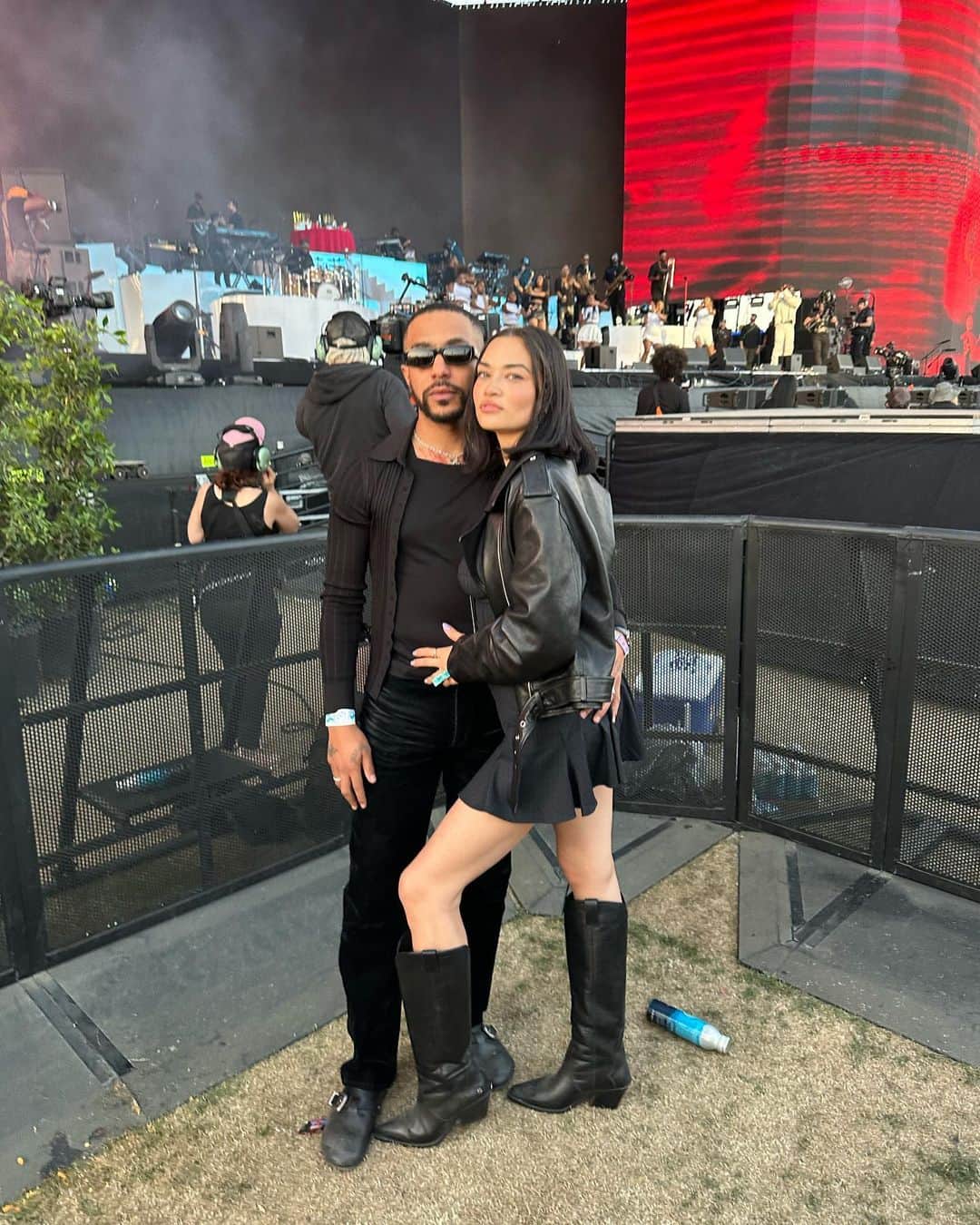 シャニーナ・シャイクのインスタグラム：「Day 1 of Coachella - came for the main act @burnaboyworld 🙌🏽」