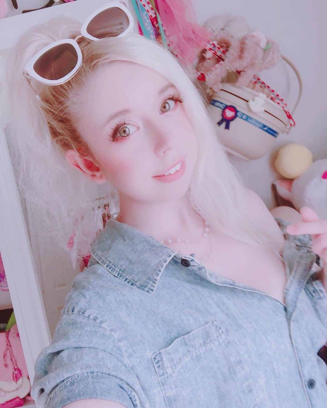 Elizabunnii エリザバニーのインスタグラム：「🎀デニム💕🎀」