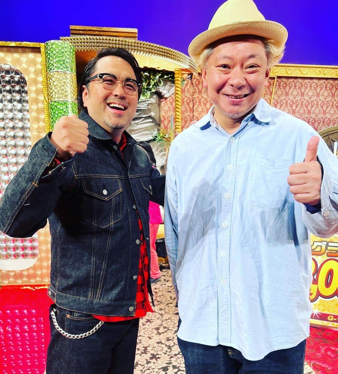 マッコイ斉藤のインスタグラム：「久しぶりに会いました。 #鈴木おさむ  #G-1グランプリ」