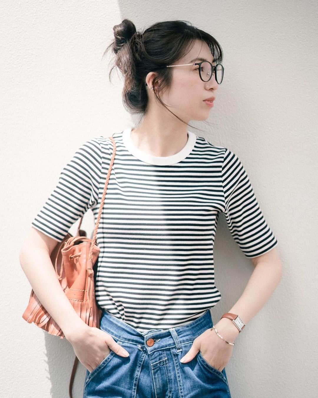 mikicoco00さんのインスタグラム写真 - (mikicoco00Instagram)「・ 今年もユニクロT〜🤭🤍 @uniqlo_jp   新商品の #ミニt  フィット感があり、着丈が短くて 90年代コーデも楽しめそう🐒 (WHITE/sizeS)  #リブボーダークルーネックt  新商品のボーダー可愛い♡  (WHITE/ sizeS)  #リブクルーネックT  ストレッチ感も着心地もバッチリ🙆‍♀️ #リネンブレンドギャザーキャミソールワンピース #ナローストラップサンダル　と一緒に🩴 (OFF WHITE/sizeS)  色物にも挑戦したいなと思いながら... 今年も合わせやすい白を購入🙊🤭🌷  #UNIQLO #uniqlotshirt #ユニクロ#uniqlo2023SS」4月16日 19時30分 - mikicoco00