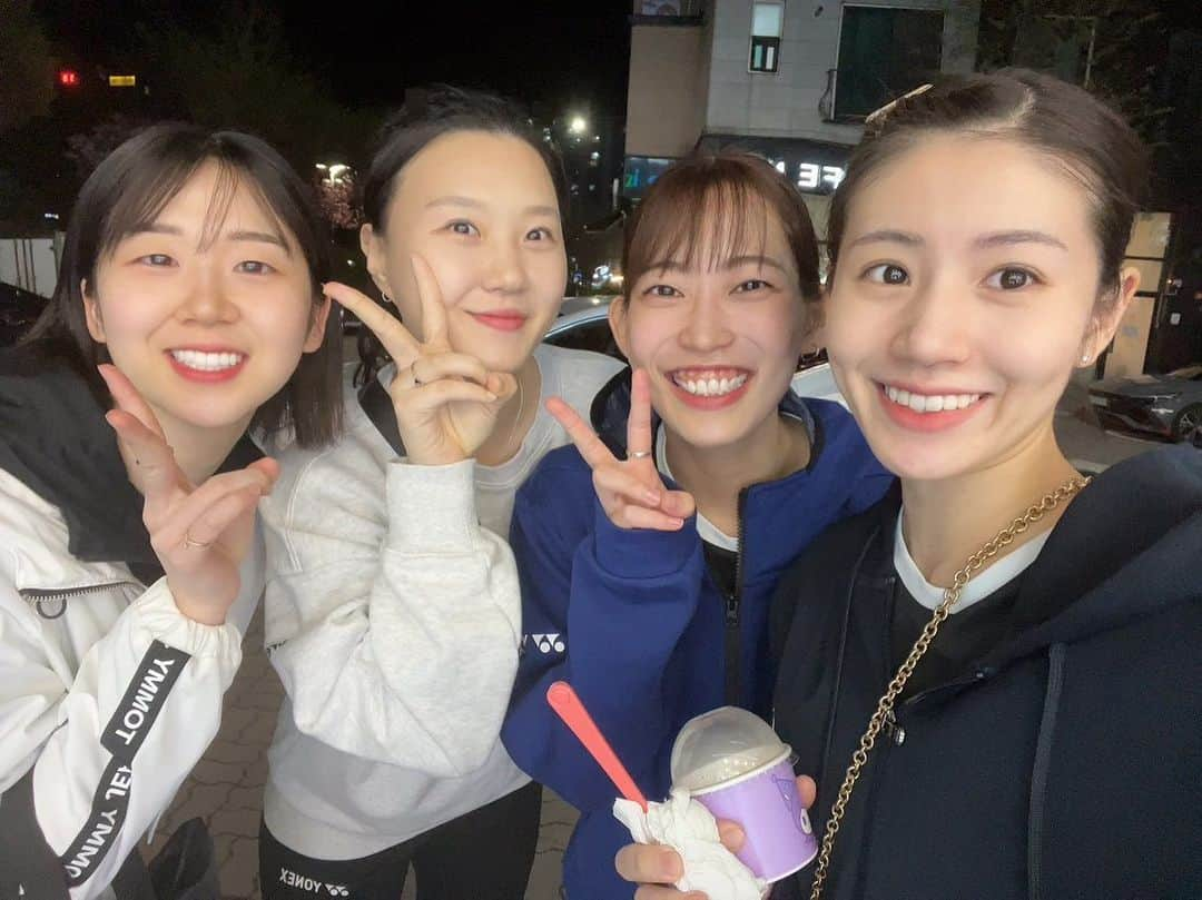 永原和可那のインスタグラム：「. 상냥한 언니✌️❤ 또 만나요」