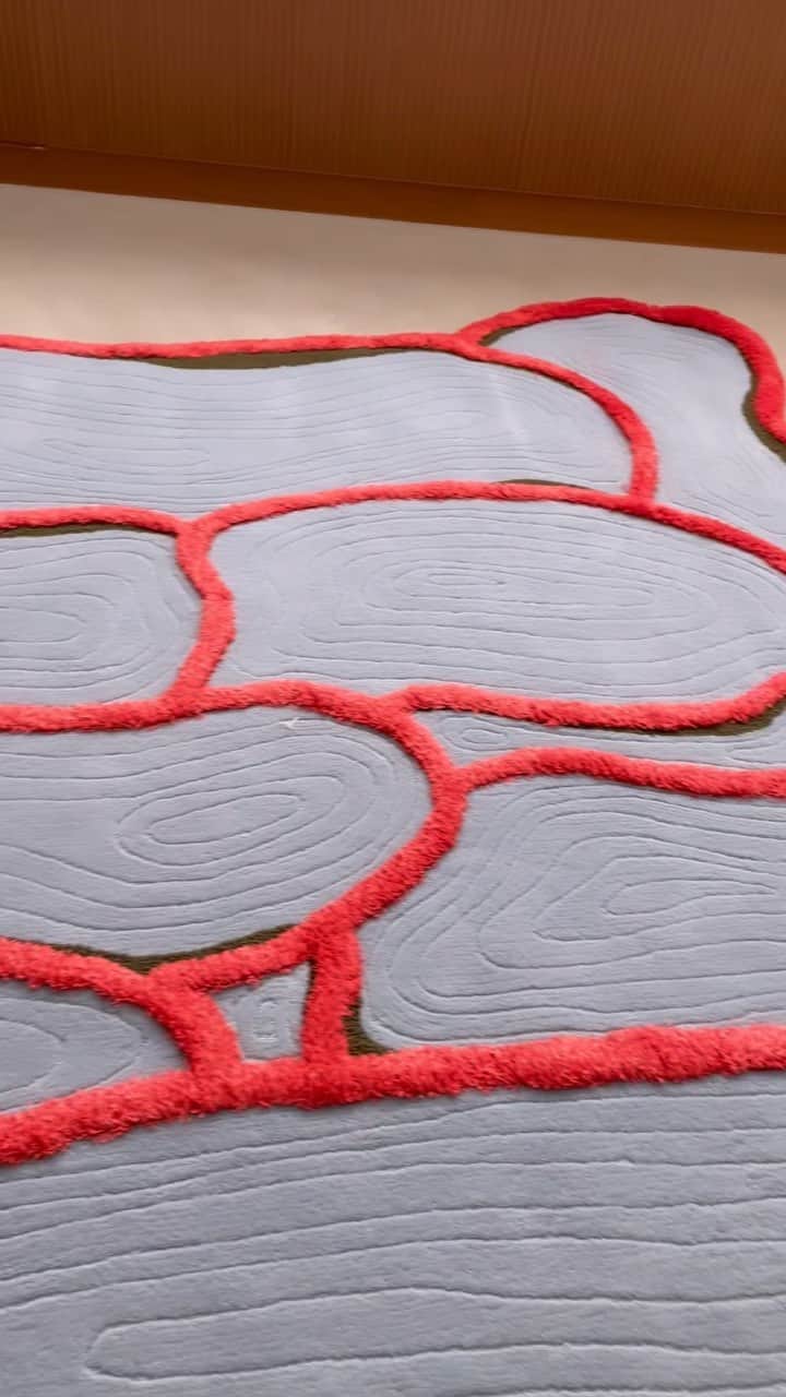 KEISUKE SYODAのインスタグラム：「The rice terrace rug 🌾🌾🌾」