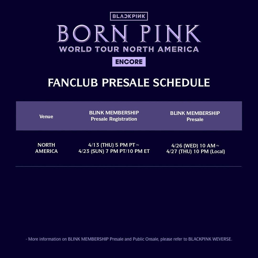 BLACKPINKさんのインスタグラム写真 - (BLACKPINKInstagram)「#BLACKPINK #블랙핑크 #BORNPINK #BLACKPINK_WORLDTOUR #BLACKPINK_BORNPINK #NORTH_AMERICA #ENCORE #YG」4月16日 14時16分 - blackpinkofficial